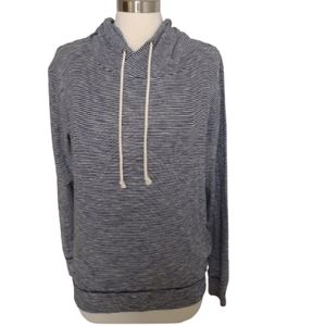 J.Crew Hoodie 100% Cotton Top Striped Medium